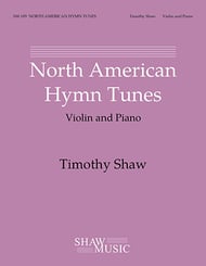 North American Hymn Tunes Violin and Piano P.O.D. cover Thumbnail